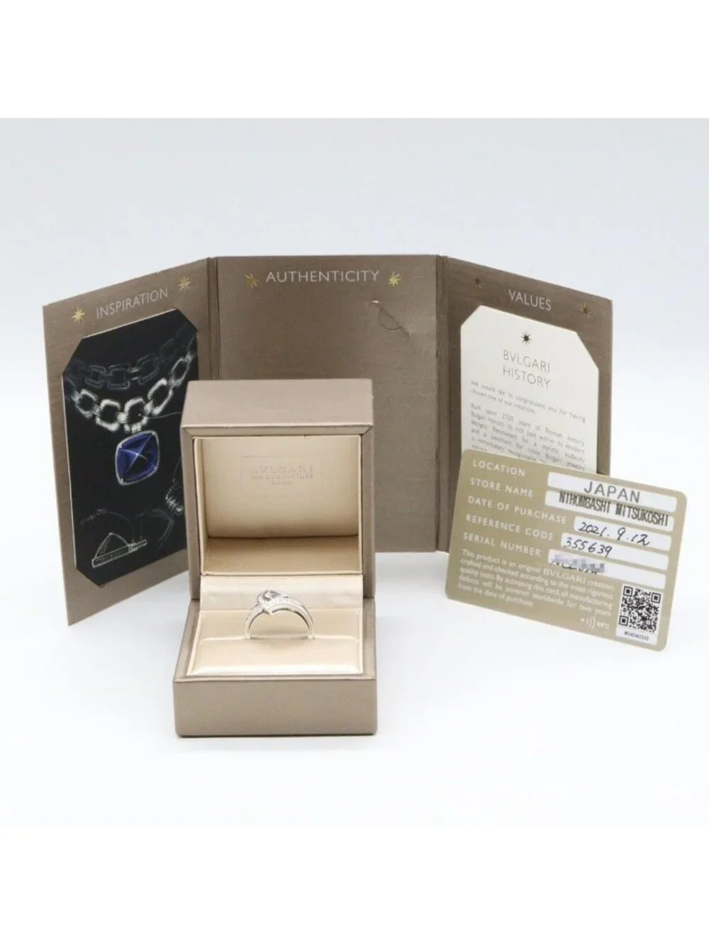Bvlgari Ring Divadream Diamond 18K White Gold